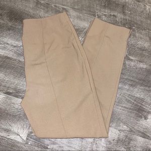 Talbots Tan High Waist Pants Hollywood Trousers 8